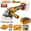 Cordless angle grinder