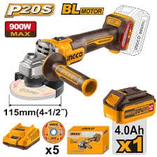 Cordless angle grinder