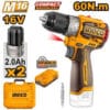 Compact brushless cordless drill