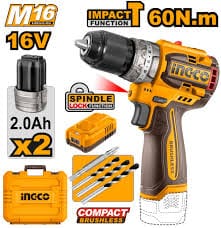 Compact Brushless Cordless Impact Drill