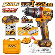 Compact Brushless Cordless Impact Drill