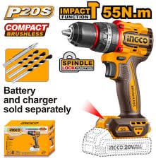 Compact Brushless Cordless Impact Drill