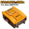 Control box for deep well pump