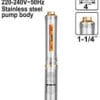 4" Deep well pump