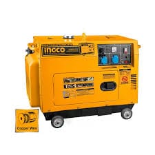 Silent diesel generator