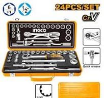 24 Pcs 1/2" socket set