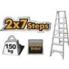Double side ladder