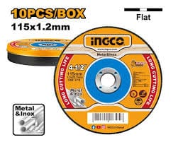 Abrasive metal cutting disc set