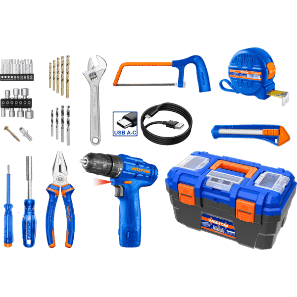 77Pcs Tools Set 12V