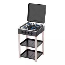 Gas stove with shelf + Legs