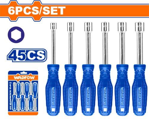 6 Pcs Nut screwdriver set