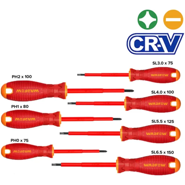 7 Pcs Insulated Screwdriver Set
