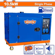 Silent Diesel Generator Single Phase 10.5KW