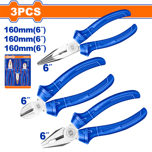 3 Pcs Pliers Set