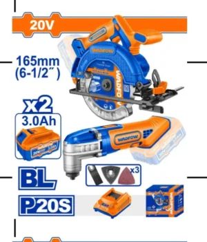 Cordless Circular Saw+Cordless Multi-Tool Combo Set