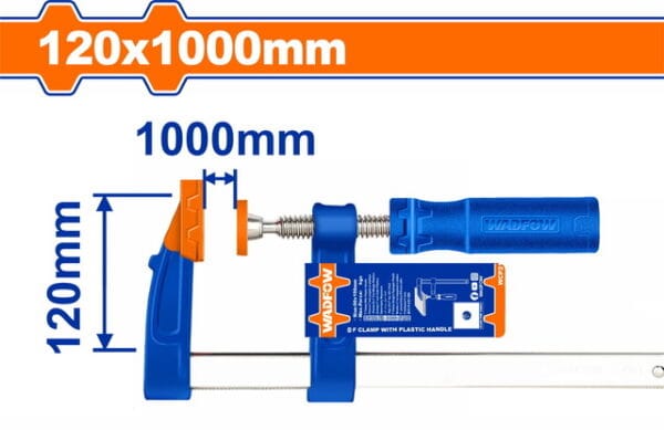 F Clamp With Plastic Handle 120x1000mm