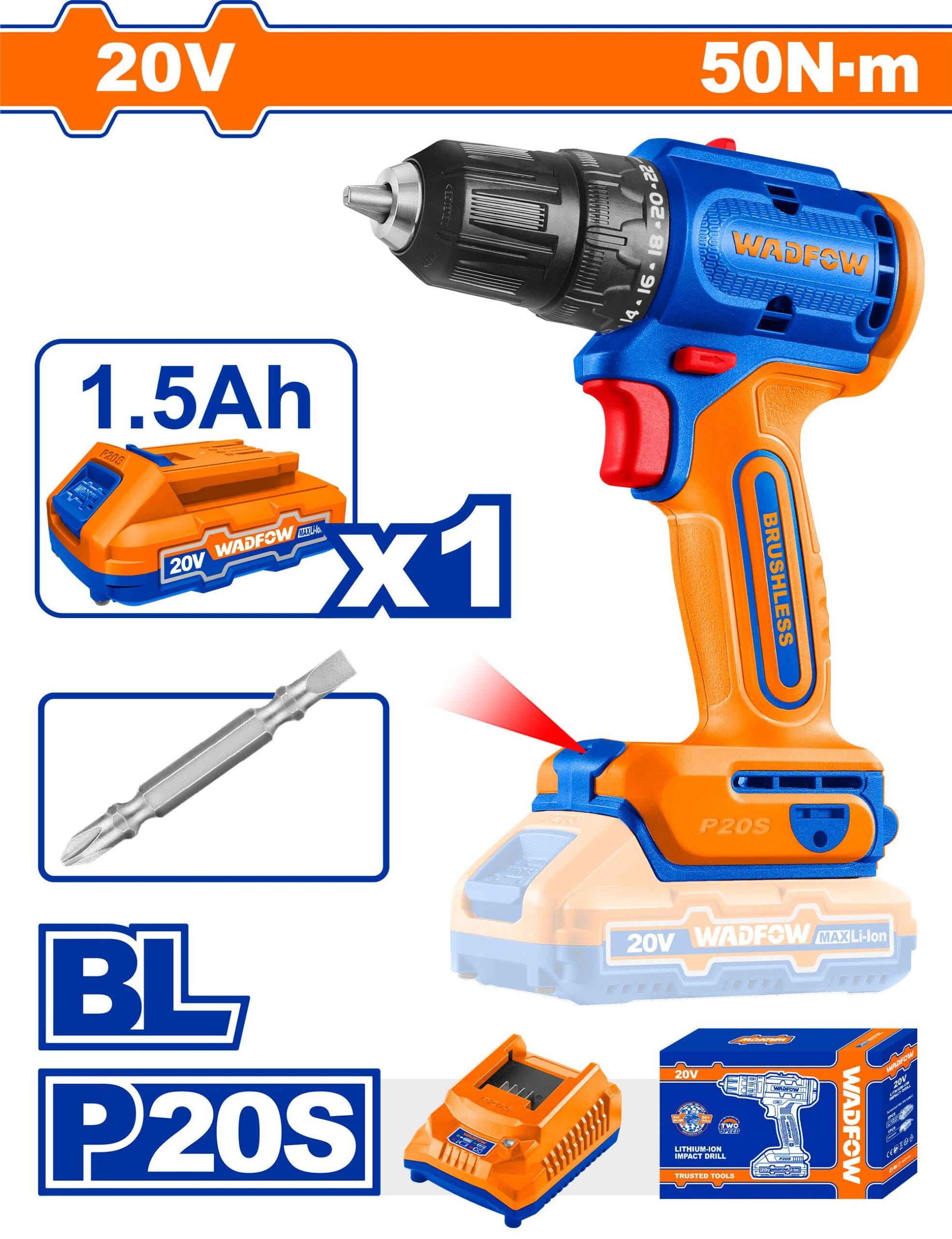 Brushless Cordless Drill 20V