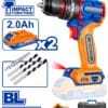 Compact Brushless Cordless Impact Drill 20V