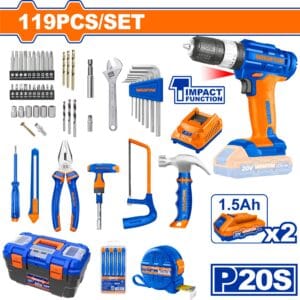 119 Pcs Tools Set 20V