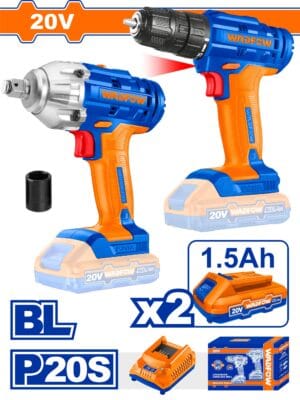 Cordless 2 Pcs Combo Kit 20V
