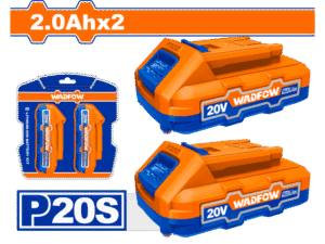 2 Pcs Battery Pack 20V 2Ah