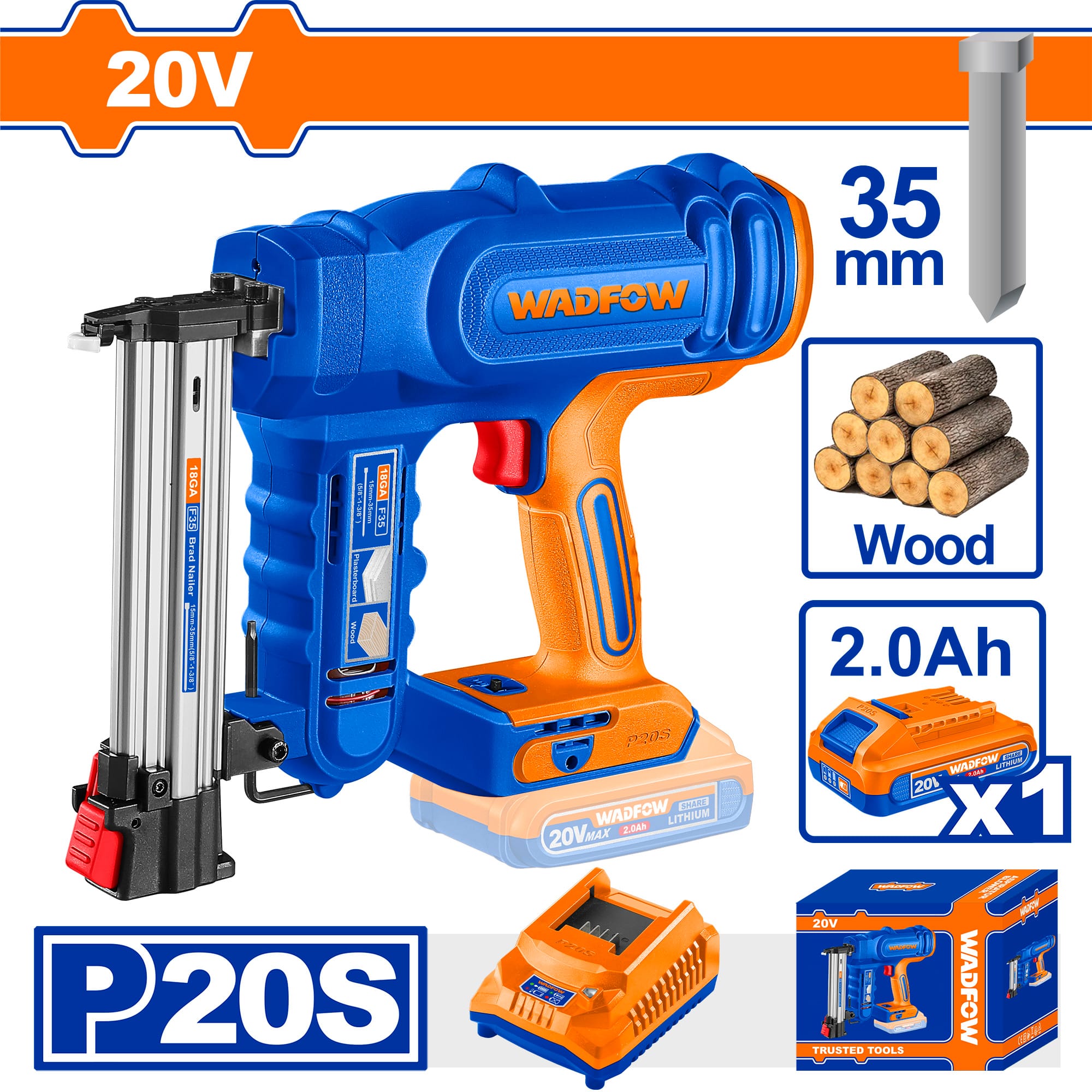 Cordless Brad Nailer 20V