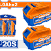 2 Pcs Battery Pack 20V 4Ah