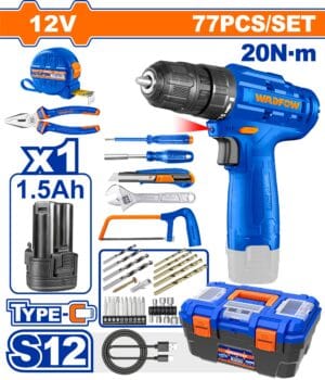 77Pcs Tools Set 12V
