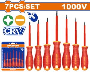 7 Pcs Insulated Screwdriver Set