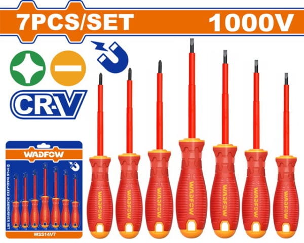 7 Pcs Insulated Screwdriver Set